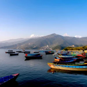 Phewa Lake with Fishtail