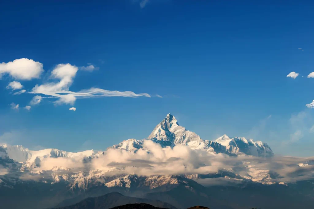 View to Machapuchare - Nepal, Himalaya
