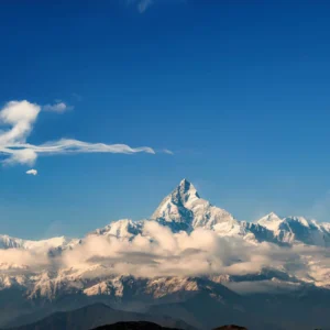 View to Machapuchare - Nepal, Himalaya