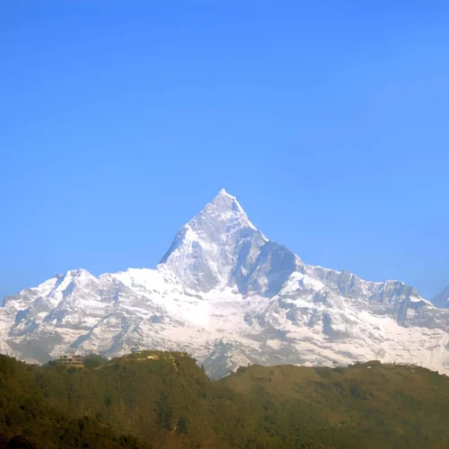 View to Machapuchare - Nepal, Himalaya