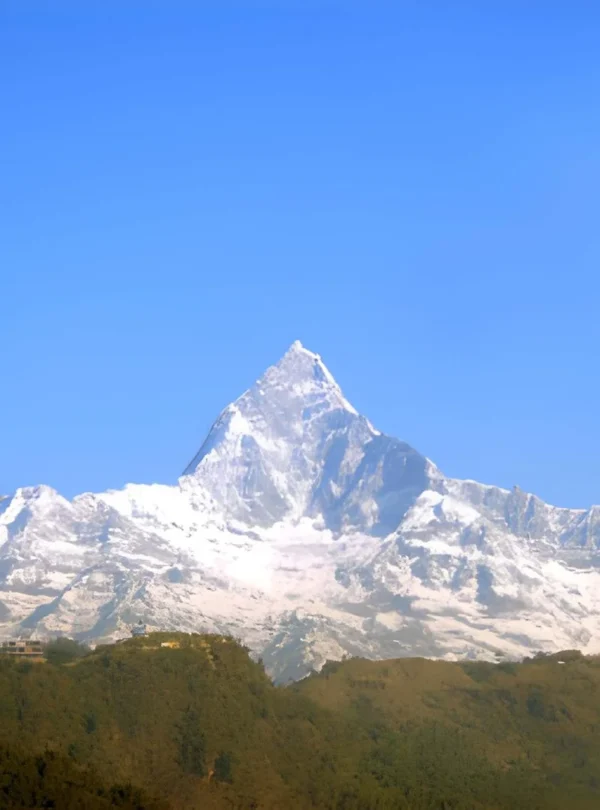 View to Machapuchare - Nepal, Himalaya